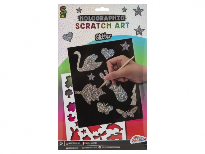 Disegno da grattare scintillante