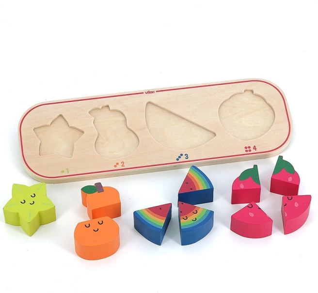 Puzzle ad incastri Imparo a Contare Frutta Sarah Betz