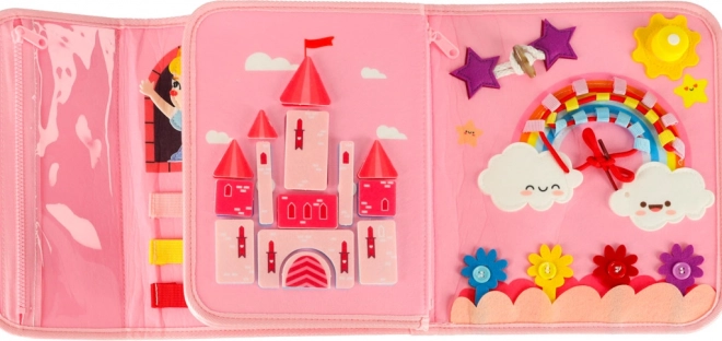 Zaino sensoriale Montessori rosa