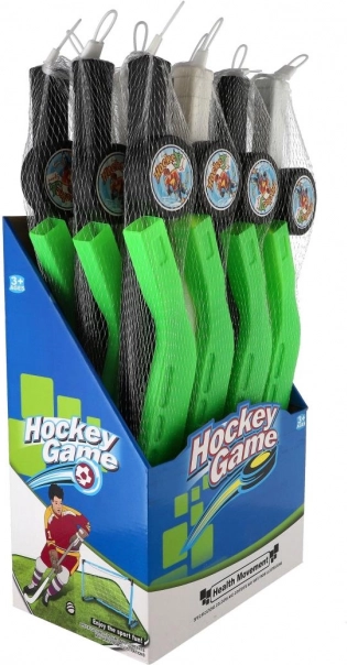 Hockey per bambini con disco di plastica 74 cm