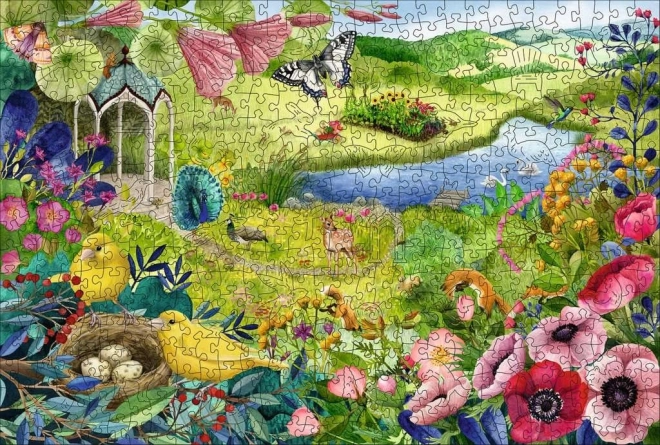 Puzzle in Legno Giardino Selvaggio 500 Pezzi