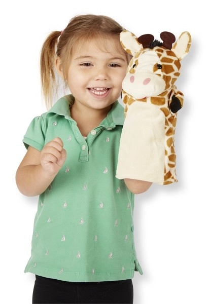 Burattini Safari Zoo 25cm 4 Pezzi