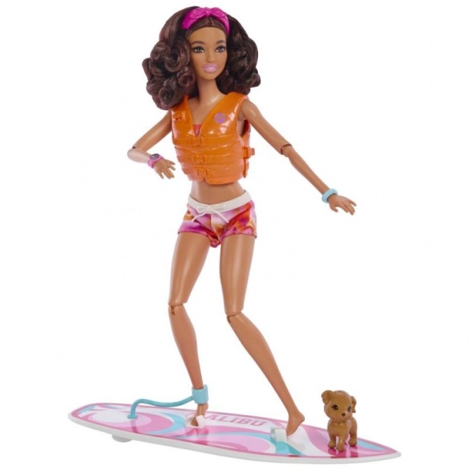 Barbie bambola con tavola da surf