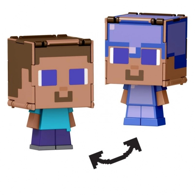 Mini figura 2 in 1 di Minecraft