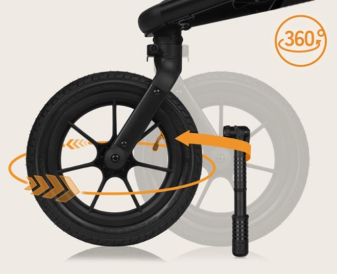 Paseggino sportivo Lionelo Azura Black Onyx
