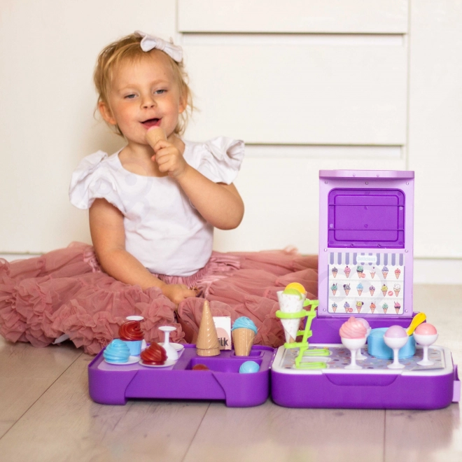 Cucina con gelato a palline 3 in 1 per bambini 62 pezzi
