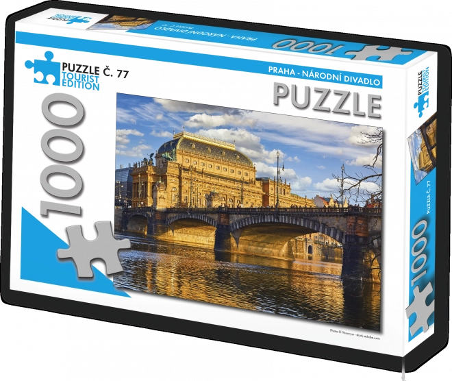 Puzzle Edizione Turistica Praga - Teatro Nazionale 1000 Pezzi