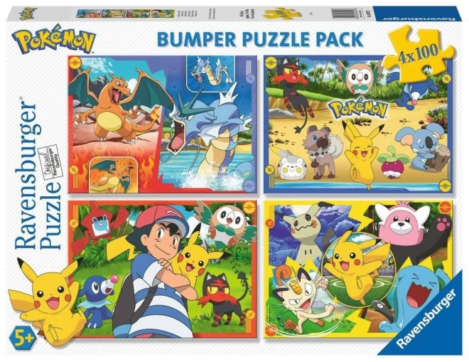 Puzzle Pokémon di Alola 4x100 pezzi