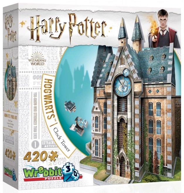 Puzzle 3D Torre dell'Orologio Hogwarts Harry Potter 420 pezzi