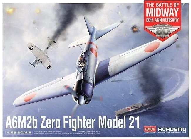 Modello di plastica aereo Zero Fighter A6M2B