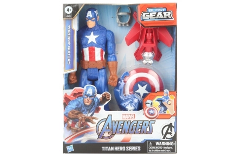 Action figure Captain America con accessori Power FX