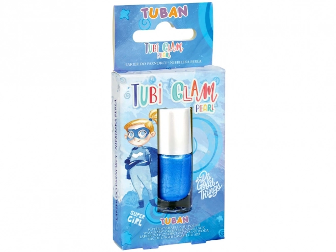 Smalto per unghie Tubi Glam - perla blu
