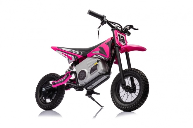 Moto cross rosa a batterie