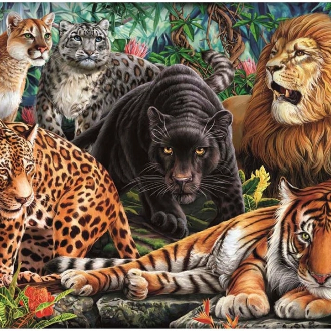 Puzzle Gatti Selvatici 500 pezzi