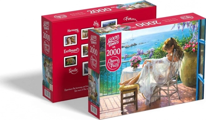 Puzzle Bella e il mare blu 2000 pezzi