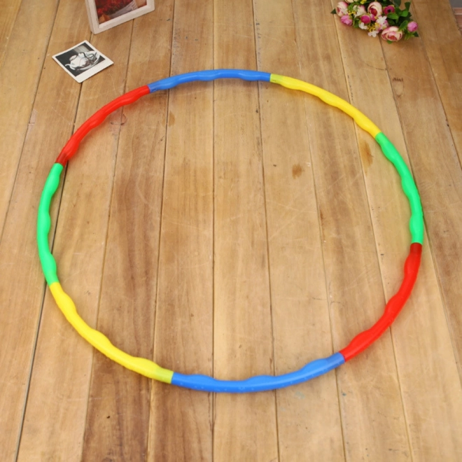 Hula hoop con rilievi colorato pieghevole