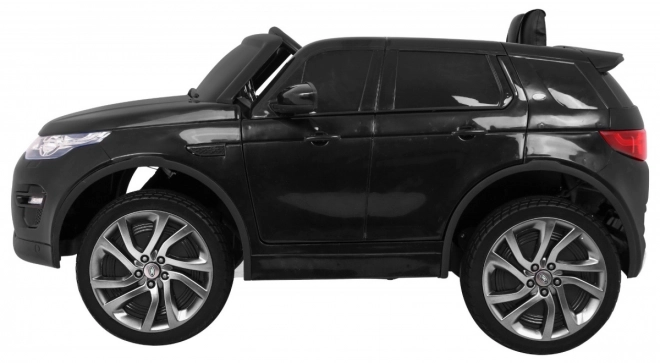 Land Rover Discovery per bambini nero + Telecomando + Cinture di Sicurezza a 5 Punti + Regolazione Sedile + EVA + MP3 LED