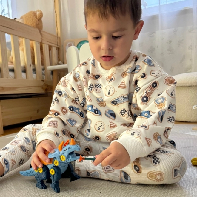 Set costruttivo di dinosauri da assemblare Woopie