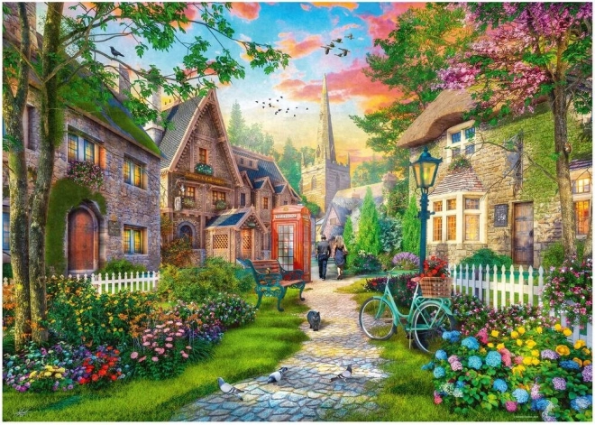 Ravensburger puzzle passeggiata nel vicolo di campagna 1000 pezzi