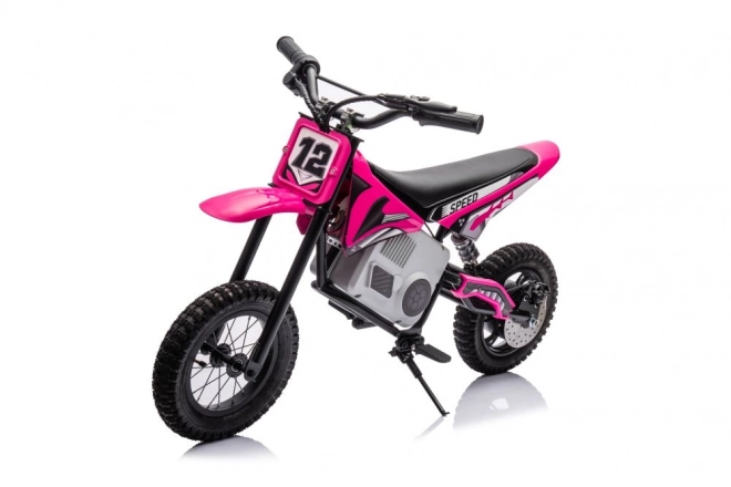 Moto cross rosa a batterie