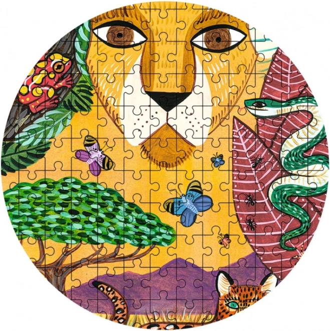 Djeco puzzle sagomato leone 350 pezzi