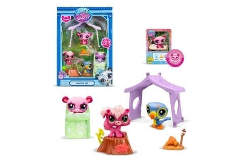 Littlest Pet Shop Set di Figurine In Campeggio