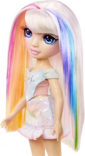 Lunghi capelli arcobaleno per styling senza fine