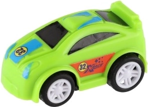 Sfera a sorpresa con auto in plastica 5 cm a retrocarica