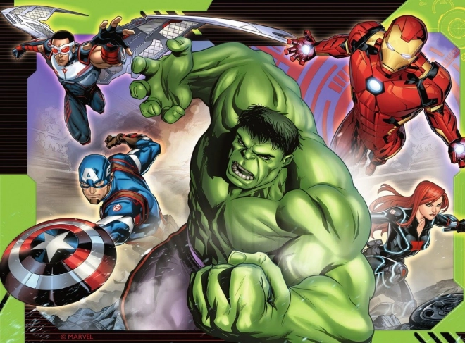 Puzzle RAVENSBURGER Avengers: I più potenti eroi della Terra 4 in 1