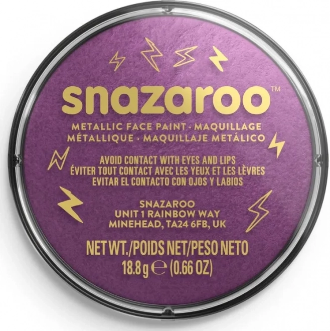 Pittura Viso Snazaroo Metallizzata Viola 18ml