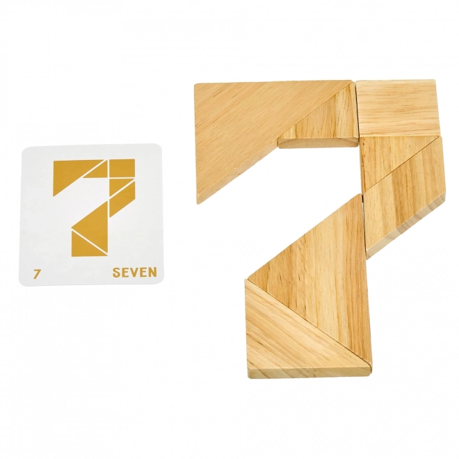 Gioco di logica in legno Lucy & Leo Tangram