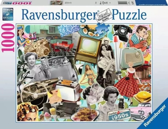 Puzzle 1000 Pezzi Anni '50 Ravensburger