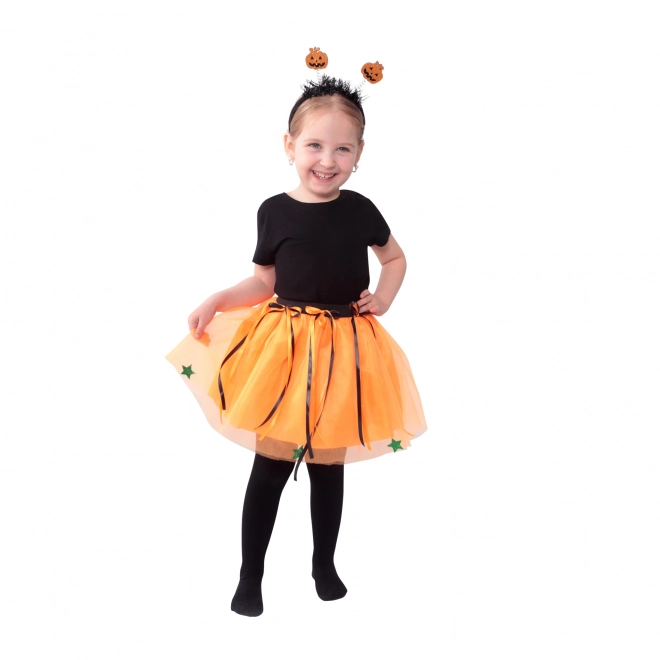 Costume di Halloween bambina gonna tutu con cerchietto