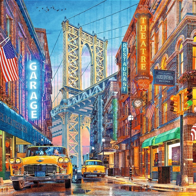 TREFL Puzzle Premium Plus: Vista sul ponte di Manhattan 500 pezzi