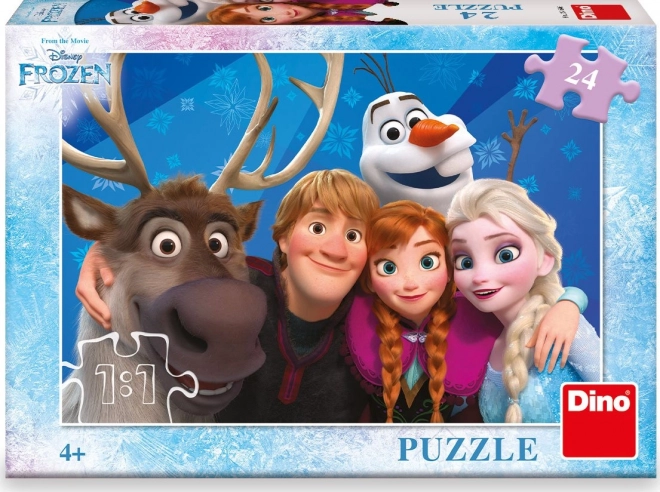 Puzzle DINO Frozen Selfie 24 pezzi