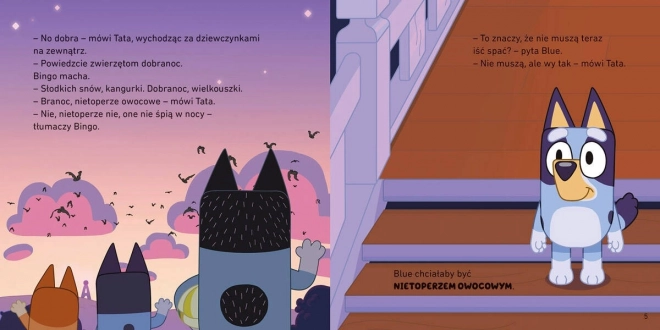 Bluey: Buonanotte, pipistrello fruttato - Il mio libro di lettura