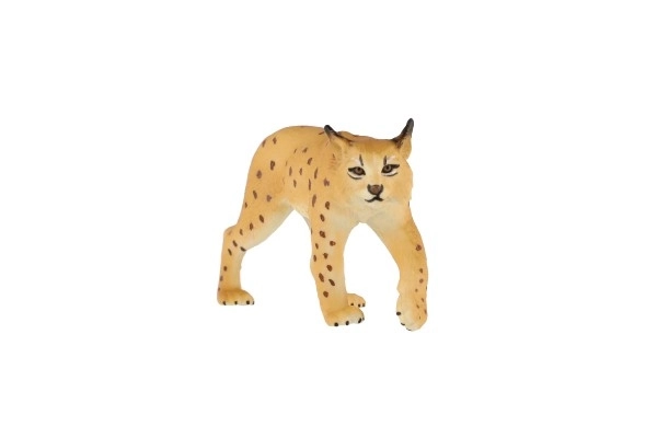 Lince Eurasiatico di plastica 9cm in sacchetto