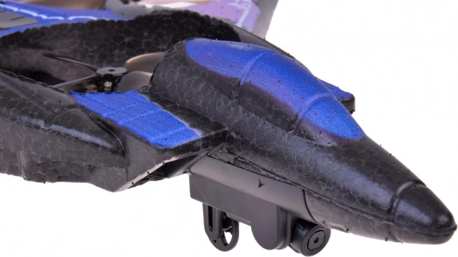 Drone volante divertente con diodi colorati