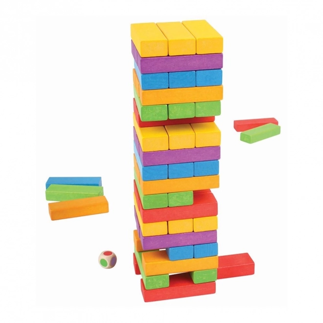 Bigjigs Toys Torre Colorata Jenga