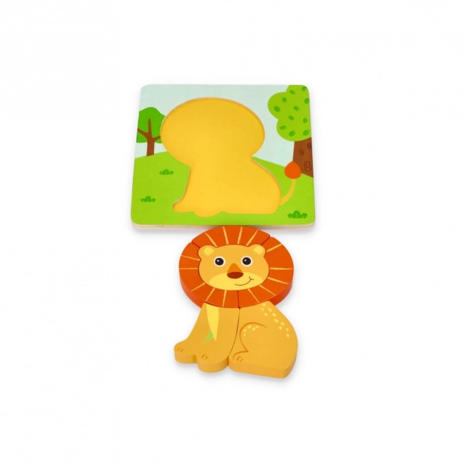 Set di quattro puzzle con animali