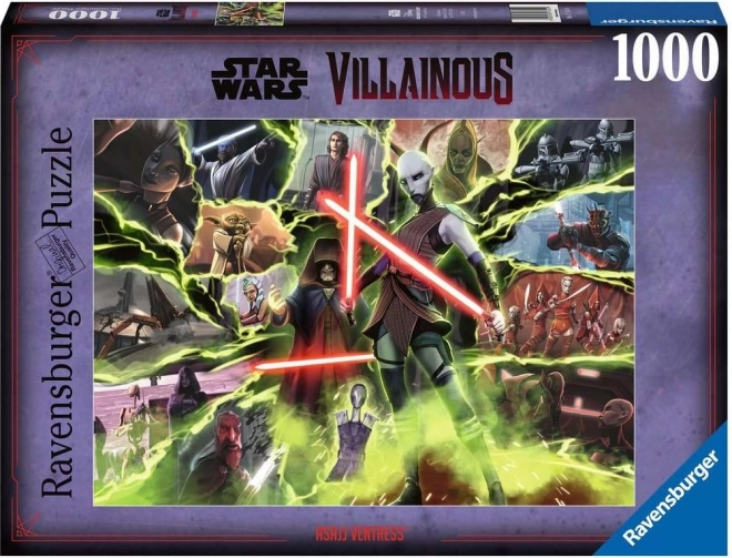 Puzzle da 1000 pezzi Star Wars Záporáci: Asajj Ventress di Ravensburger