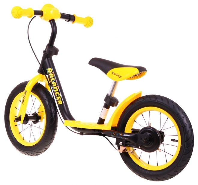 Bicicletta Senza Pedali SporTrike Balancer per Bambini Bianca – giallo