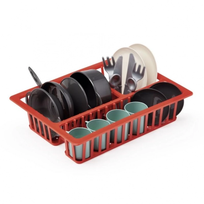 Set di stoviglie con scolapiatti