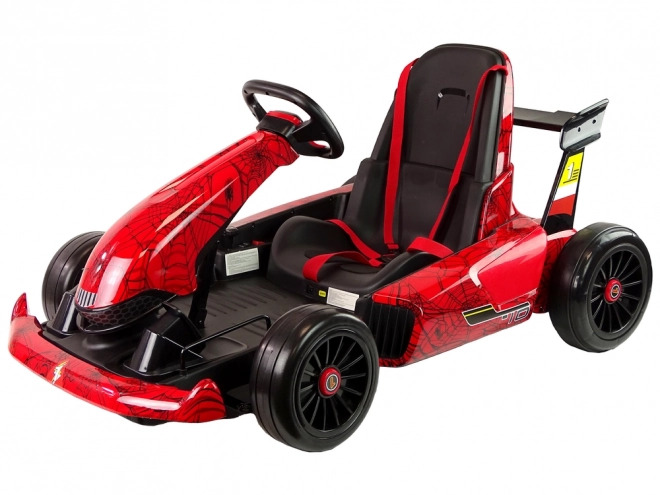 Gokart Spider rosso con vernice