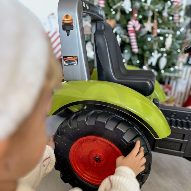Trattore a pedali FALK Claas Arion 430 con rimorchio