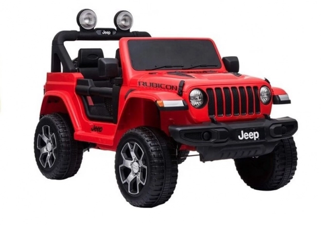 Auto elettrico Jeep Wrangler Rubicon 4x4 rosso
