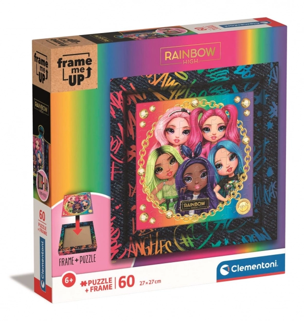 Puzzle Frame Me Up: Rainbow High 60 Pezzi