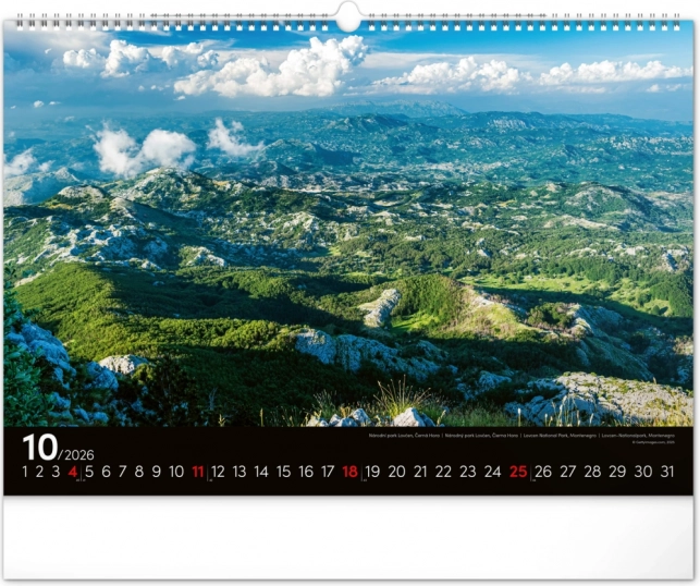 Calendario da parete Paesaggi 2026