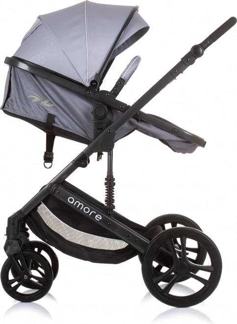 Passeggino Combinato Amore 2 in 1 Chipolino Grigio Cenere