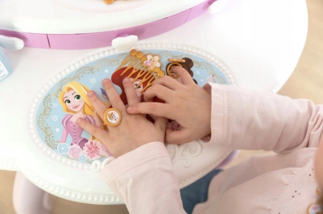 Tavolino da toeletta Disney Principesse con sedia 2 in 1